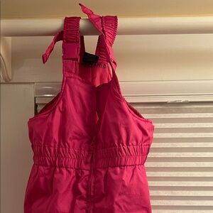 Old Navy Hot Pink Girls Snow Bib Overalls